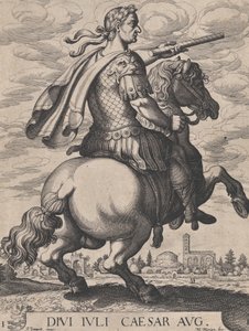 Gravura 1: Imperador Júlio César a Cavalo, de 