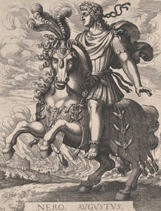 Placa 6: Imperador Nero a cavalo, de 