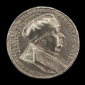 Lorenz Truchsess von Pommersfelden, 1473-1543, Reitora da Catedral de Mainz [anverso].