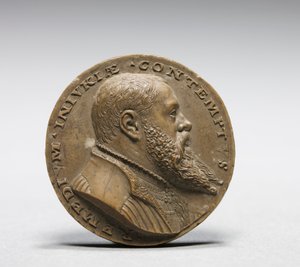 Modelo para o anverso da medalha do filho de Martin III Geuder de Matthes Gebel
