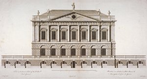Elevação da Buckingham House, St James