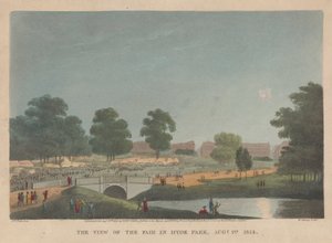 A Vista da Feira em Hyde Park, 1 de Agosto de Matthew Dubourg