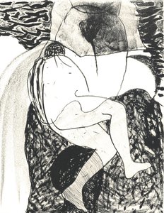 Des Bêtes" Livro de artista 3, 2018 (litografia) de Matthew Hilton
