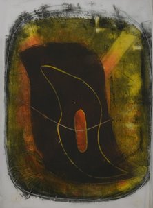 tabla dois, 2020 (linóleo) de Matthew Hilton