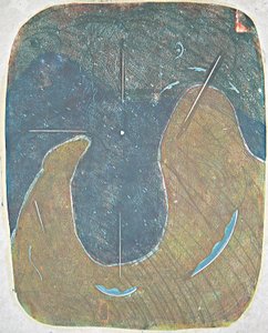 tabla one, 2012 (linoprint) de Matthew Hilton