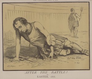 Depois da Batalha! ou, Páscoa de 1868 (cor litho) de Matthew