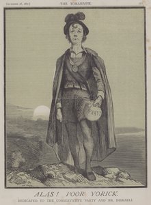 Ai de mim! Pobre Yorick (cor litho) de Matthew
