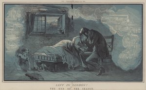 Left in London! ou, The End of the Season (cor litho) de Matthew