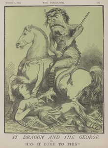 St Dragon and the George ou... Chegou a isto? (cor litho) de Matthew