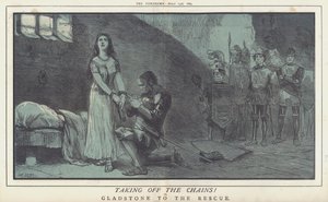 Tirar as Correntes! ou, Gladstone to the Rescue (cor litho) de Matthew