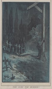 The Cure for Murder! ou, Justice Cling to the Gallows (cor litho) de Matthew