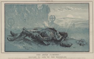 O Vampiro Irlandês! ou, Trazido à Vida pelos Raios da Lua (cor litho)
