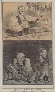 The Modern Guy Faux! ou, A Diabolical Attempt to Blow Up a Bishop (cor litho) de Matthew
