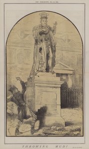 Atirando lama! (cor litho) de Matthew