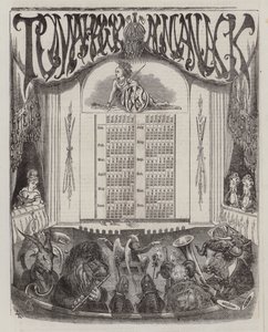 Almanaque Tomahawk para 1869 (cor litho) de Matthew