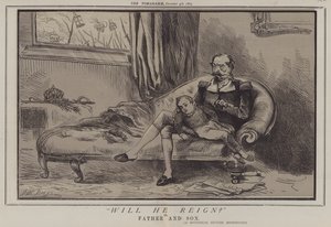 Irá Ele Reinar? ou, Pai e Filho (cor litho) de Matthew