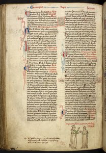 Casamento de Frederico II e Isabel de Inglaterra, Real 14 C VII, f.123v de Matthew Paris