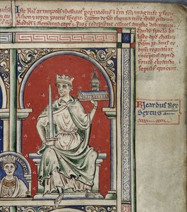Ricardo I, o Coração de Leão Da Historia Anglorum, Chronica majora