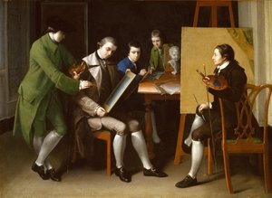 A escola americana, 1765.