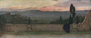 Val DArno: Noite, c1901, c1930.