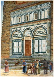 A Badia de Fiesole, Florença, Itália de Matthew Thomas Rooke