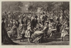 May Fair, um esboço no Hyde Park