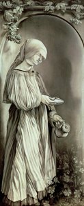 Santa Isabel da Hungria (1207-31) 1509 (grisaille) de Matthias (c.1480 1528) Grunewald