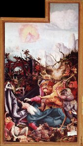 A Tentação de Santo Antônio, o Grande, Altar de Issenheim (óleo sobre painel