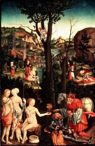 "Alegoria do Amor" "Amor omnia vincit", século XVI de Matthias Gerung