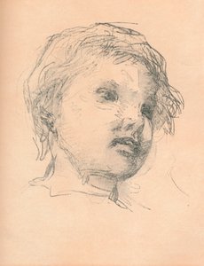 Esboço de uma criança, c1920 de Matthias Marris