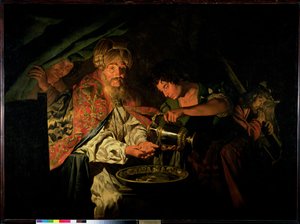 Pilatos lavando as mãos de Matthias Stomer