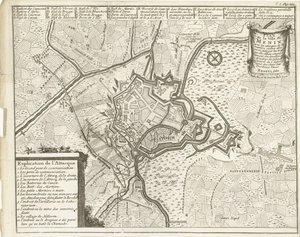 Cerco de Menin, 1706
Plan de la Ville de Menin (...) (título sobre o objecto)