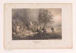 Bulgersteyn sitiada pelos normandos Bulgersteyn (Os noruegueses) (título no objeto) de Matthijs Willem Gerardus Michielsen