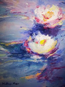 Nenúfares vibrantes de Matthys Moss