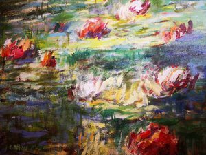 Nenúfares vibrantes de Matthys Moss