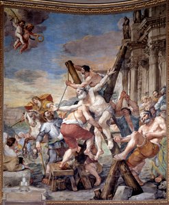 Martírio de Santo André (fresco de Mattia Preti