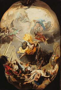 A Ordem Dominicana Superando a Heresia, 1750 de Mattia Bortoloni