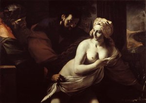 Susanna e os Anciãos, 1600. de Mattia Preti
