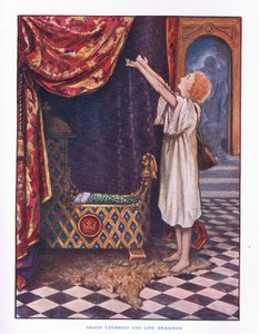 A morte desapareceu e a vida permaneceu, ilustração deLady Anns Fairy Tales, 1914
