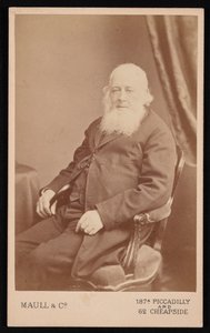 Retrato de John Gould 1804-1881, antes de 1875.
