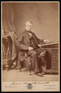 Retrato de John Hawkshaw 1811-1891, antes de 1876.