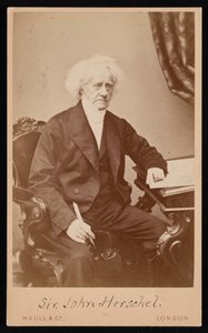 Retrato de Sir John Frederick William Herschel 1792-1871, antes de 1871.