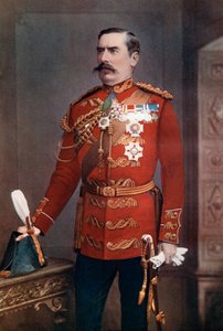 Tenente-General Sir Baker Creed Russell, comandante do Distrito Sul, 1902.