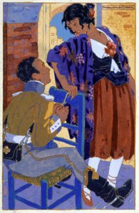 Don Jose e Carmen, c. 1930 (ilustração )