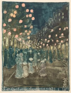 Dia da Bastilha de Maurice Brazil Prendergast