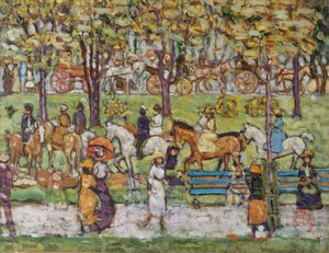 Central Park, c.1914-15 de Maurice Brazil Prendergast