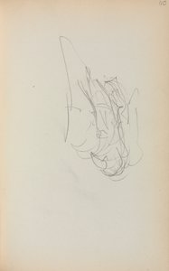 Caderno de desenho italiano: gôndola, página 110, 1898-1899. de Maurice Brazil Prendergast