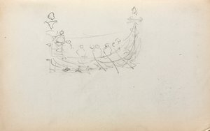 Sketchbook italiano: Barco Venetian página 29, 1898-1899. de Maurice Brazil Prendergast