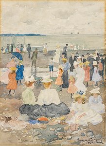 Na praia de Maurice Brazil Prendergast