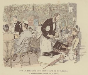 Ilustração para Paris Brillant (cor litho)